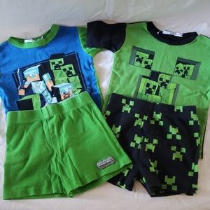 Minecraft little boy pajamas,  size 6